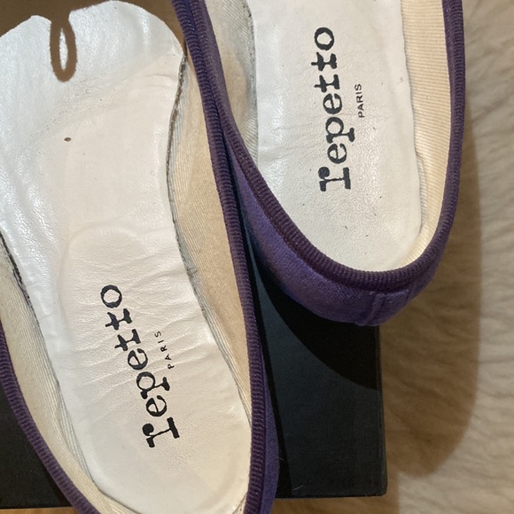Repetto Cendrillon purple velvet ballet flats, size 36 - Picture 4 of 10